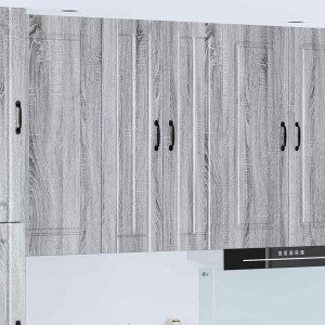 vidaXL Keukenkast Grijs Sonoma 60 x 31 x 100 cm Bewerkt hout