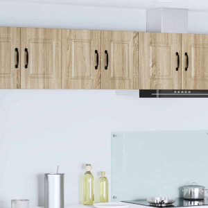 vidaXL Wandkast PORTO Sonoma Eiken 30 x 31 x 40 cm Bewerkt hout