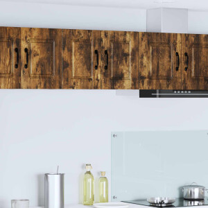 vidaXL Wandkast PORTO Gerookt eiken 30 x 31 x 40 cm Bewerkt hout