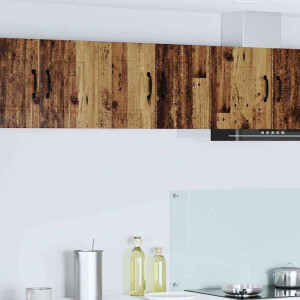 vidaXL Keukenkast aan de muur met plank 2 pcs Oud Hout 30 x 31 x 40 cm