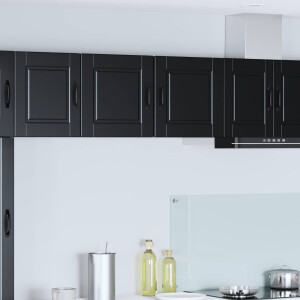 vidaXL Wandkast PORTO Zwart 40 x 31 x 40 cm Bewerkt hout
