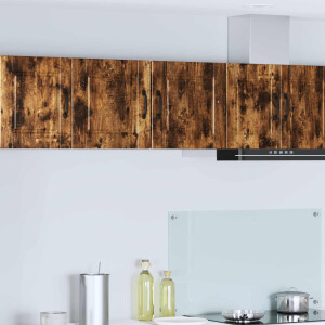 vidaXL Wandkast PORTO Gerookt eiken 40 x 31 x 40 cm Bewerkt hout