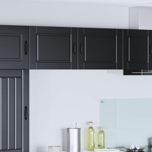 vidaXL Wandkast PORTO Zwart 50 x 31 x 40 cm Bewerkt hout