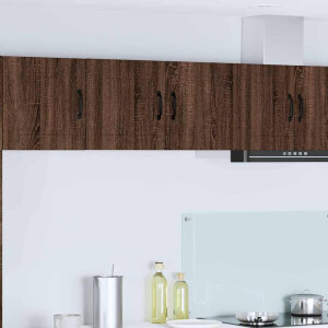 vidaXL Vaatwasserpaneel Bruin Eiken 80 x 31 x 40 cm Bewerkt hout