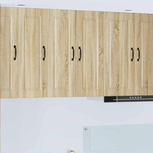 vidaXL Wandkast PORTO Sonoma Eiken 30 x 31 x 80 cm Bewerkt hout