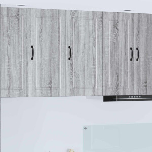 vidaXL Keukenkast met plank Grijs Sonoma 40 x 31 x 80 cm Bewerkt hout