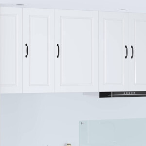 vidaXL Wandkast PORTO Wit 50 x 31 x 80 cm Bewerkt hout