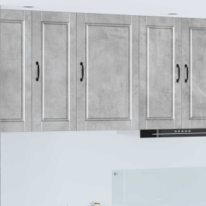 vidaXL Wandkast PORTO Beton Grijs 50 x 31 x 80 cm Bewerkt hout