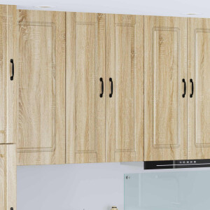 vidaXL Wandkast PORTO Sonoma Eiken 30 x 31 x 100 cm Bewerkt hout