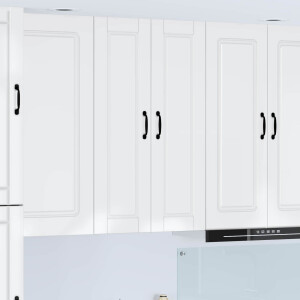 vidaXL Keukenkast Hoogglans wit 30 x 31 x 100 cm Bewerkt hout