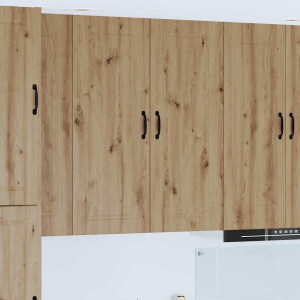 vidaXL Keukenkast aan de muur met plank Artisan Eiken 40 x 31 x 100 cm