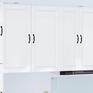 vidaXL Keukenkast Hoogglans wit 50 x 31 x 100 cm Bewerkt hout