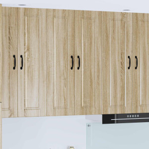 vidaXL Wandkast PORTO Sonoma Eiken 60 x 31 x 100 cm Bewerkt hout