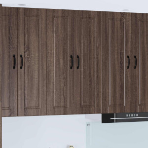 vidaXL Wandkast PORTO Bruin Eiken 60 x 31 x 100 cm Bewerkt hout