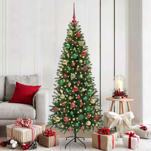 vidaXL Kerstbal Set met 300 LED 120 pcs Multikleur Kunststof