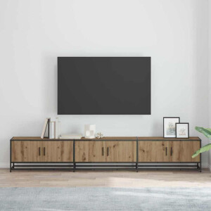 vidaXL TV-kast artisanaal eikenkleurig 240 x 35 x 41 cm Bewerkt hout