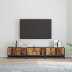 vidaXL TV-kast Oud hout 210 x 35 x 41 cm Bewerkt hout