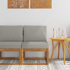vidaXL Buiten Midden Sofa Massief Acaciahout
