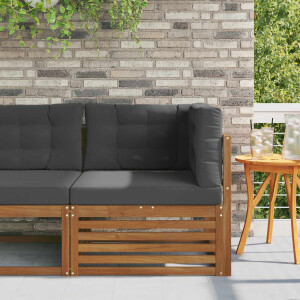 vidaXL Outdoor Hoekbank Massief Acaciahout Naturel