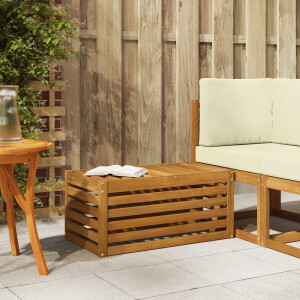 vidaXL Buitenstoolbank Naturel 79 x 43 x 37 cm Massief Acaciahout