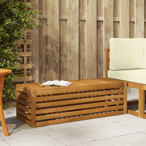 vidaXL Buitenstoolbank Naturel 115 x 43 x 37 cm Massief Acaciahout