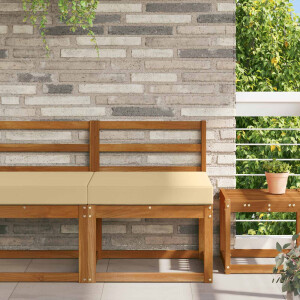 vidaXL Buiten bankkussen Beige 60 x 60 x 8 cm Polyester