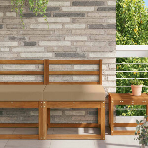 vidaXL Buiten bankkussen Taupe 60 x 60 x 8 cm Polyester