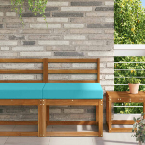 vidaXL Buiten bankkussen Turquoise 60 x 60 x 8 cm Polyester