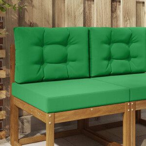 vidaXL Buiten bankkussen 2 pcs Groen Polyester