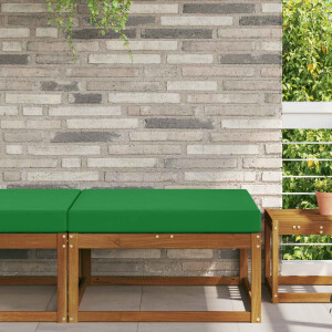 vidaXL Buiten bankkussen Groen 80 x 80 x 8 cm Polyester