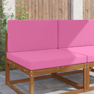 vidaXL Buiten bankkussen 2 pcs Roze Polyester