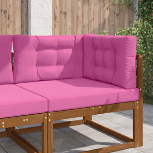 vidaXL Buiten bankkussen 3 pcs Roze Polyester