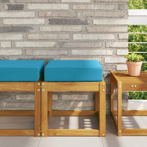 vidaXL Buiten Zitkussen Koninklijk Blauw 40 x 40 x 8 cm 100% Polyester