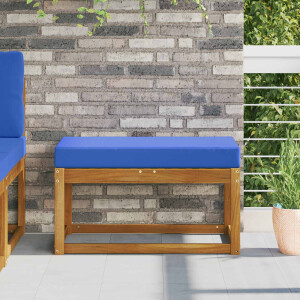 vidaXL Buiten Zitkussen Koninklijk Blauw 80 x 40 x 8 cm 100% Polyester