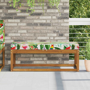 vidaXL Buiten Zitkussen kleurrijk 111,5 x 40 x 8 cm 100% Polyester