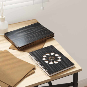 vidaXL Decorpanelen 50 pcs Zwart eiken 21 x 30 x 0.3 cm Bewerkt hout