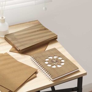 vidaXL Decorpanelen 150 pcs artisanaal eikenkleurig 21 x 30 x 0.3 cm