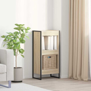 vidaXL Boekenkast Sonoma 40 x 30 x 86,5 cm Bewerkt hout