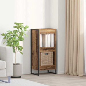 vidaXL Boekenkast Oud Hout 40 x 30 x 86,5 cm Bewerkt hout