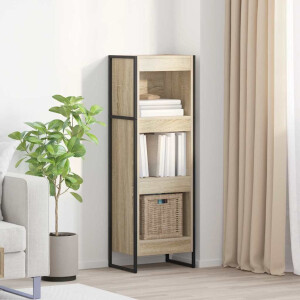 vidaXL Boekenkast Sonoma 40 x 30 x 121 cm Bewerkt hout
