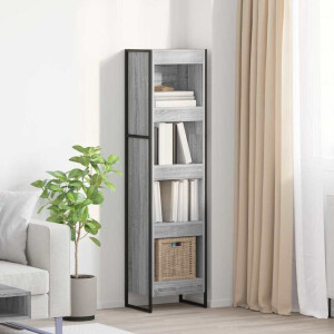 vidaXL Boekenkast Grijs Sonoma 40 x 30 x 155 cm Bewerkt hout