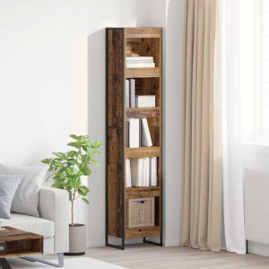 vidaXL Boekenkast Oud Hout 40 x 30 x 189,5 cm Bewerkt hout