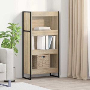 vidaXL Boekenkast Sonoma 60 x 30 x 121 cm Bewerkt hout