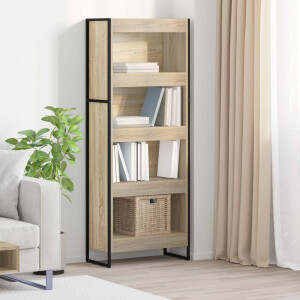 vidaXL Boekenkast Sonoma 60 x 30 x 155 cm Bewerkt hout