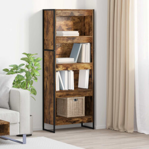 vidaXL Boekenkast Rook Eik 60 x 30 x 155 cm Bewerkt hout