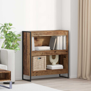 vidaXL Boekenkast Oud Hout 80 x 30 x 86,5 cm Bewerkt hout