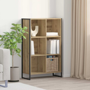 vidaXL Boekenkast Ambachtelijk eiken 99,5 x 30 x 108,5 cm Bewerkt hout