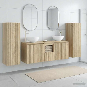 vidaXL Badkamermeubelset 5 st Sonoma Eiken 33 x 34,5 x 100 cm
