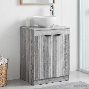 vidaXL Badkamerkast Grijs Sonoma 54 x 41 x 70 cm Bewerkt hout