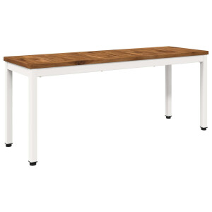 vidaXL Tuinbank 108,5 x 35 x 45 cm Massief Acaciahout Rechthoekig
